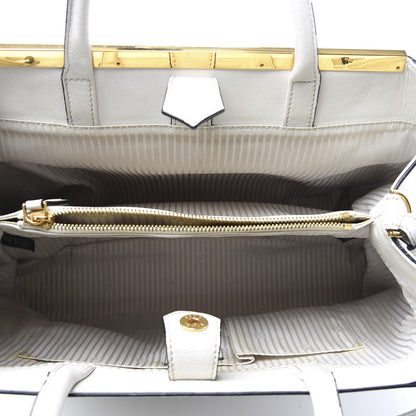 Fendi Vitello Elite Regular 2Jours Tote Latte 4 of 13