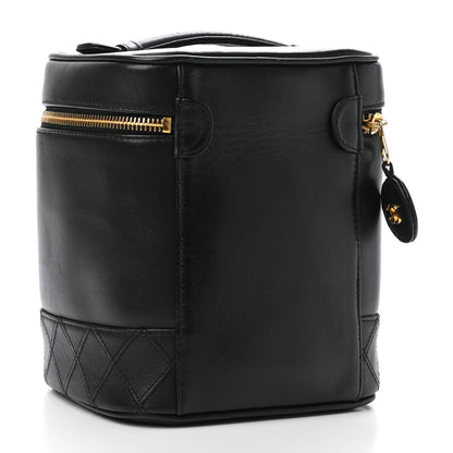 Chanel Lambskin Vanity Cosmetic Case Black 2 of 4