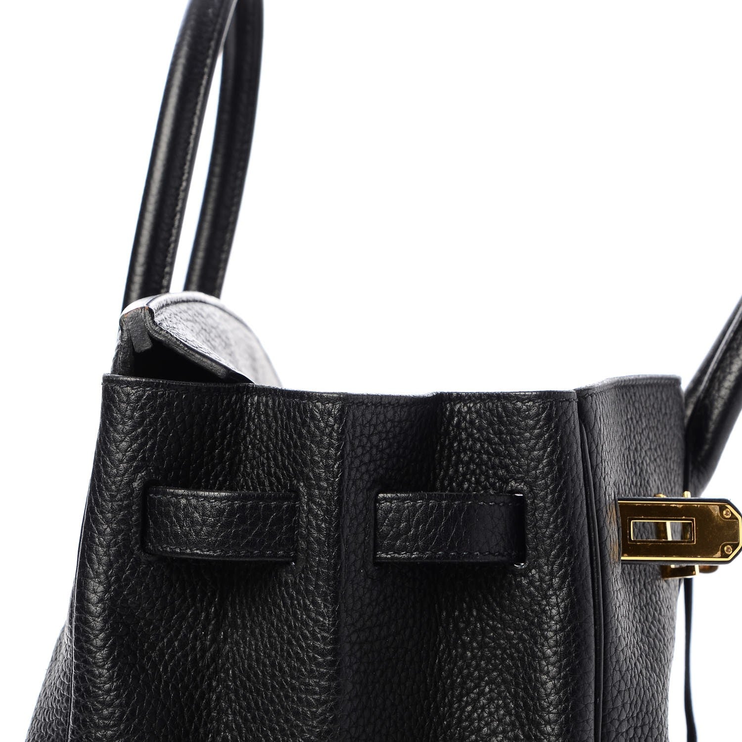 Hermes Taurillon Clemence Birkin 35 Black 27 of 36