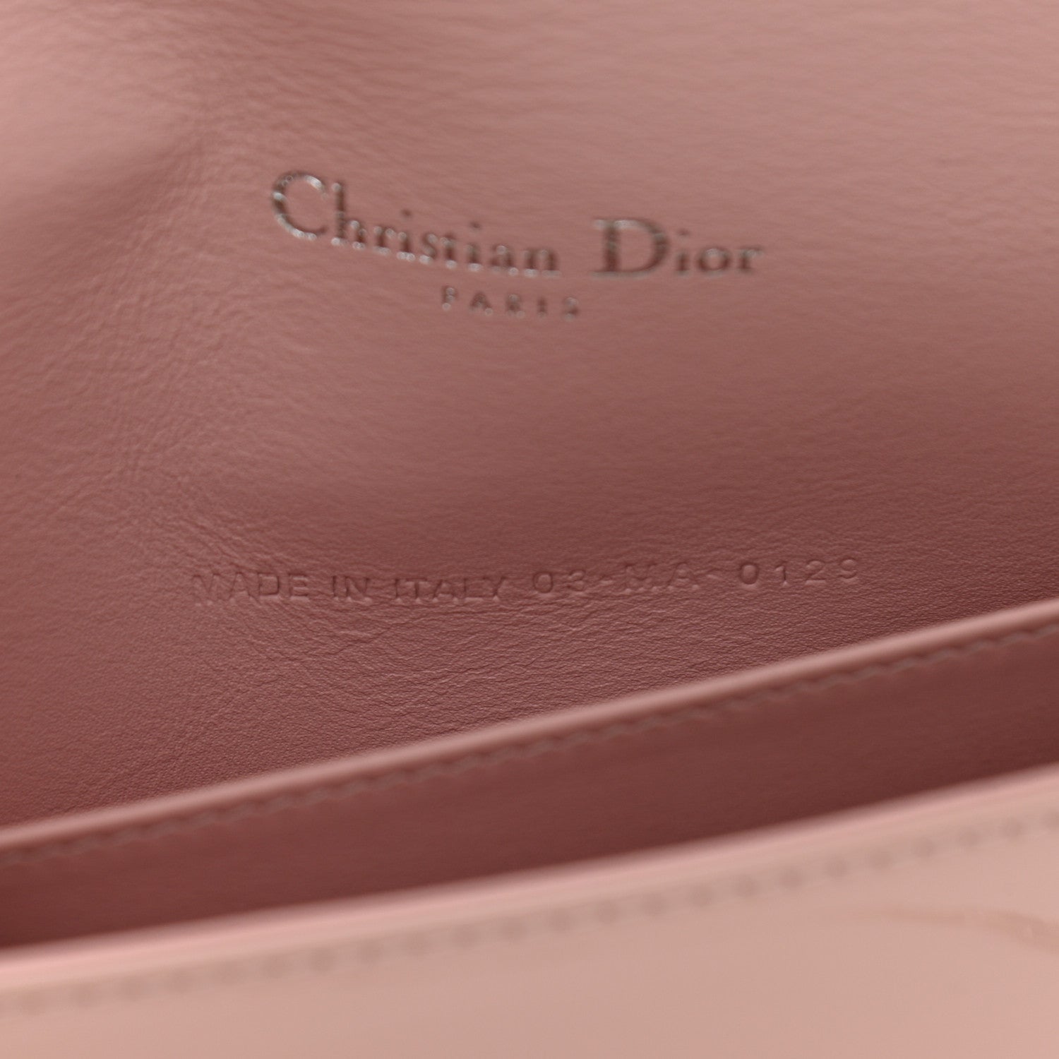 Christian Dior Patent Cannage Lady Dior Convertible Clutch Rose Des Vents 8 of 12