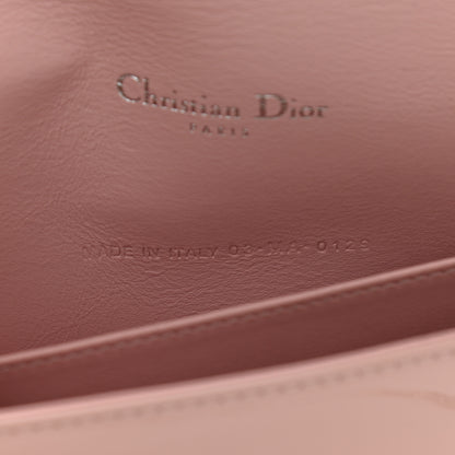 Christian Dior Patent Cannage Lady Dior Convertible Clutch Rose Des Vents 8 of 12