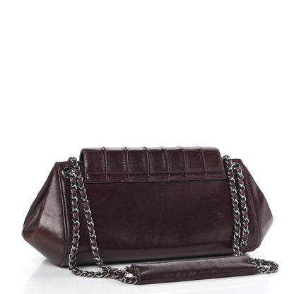 Chanel Lambskin Vertical Quilt Small Accordion Flap Brown 3 of 10