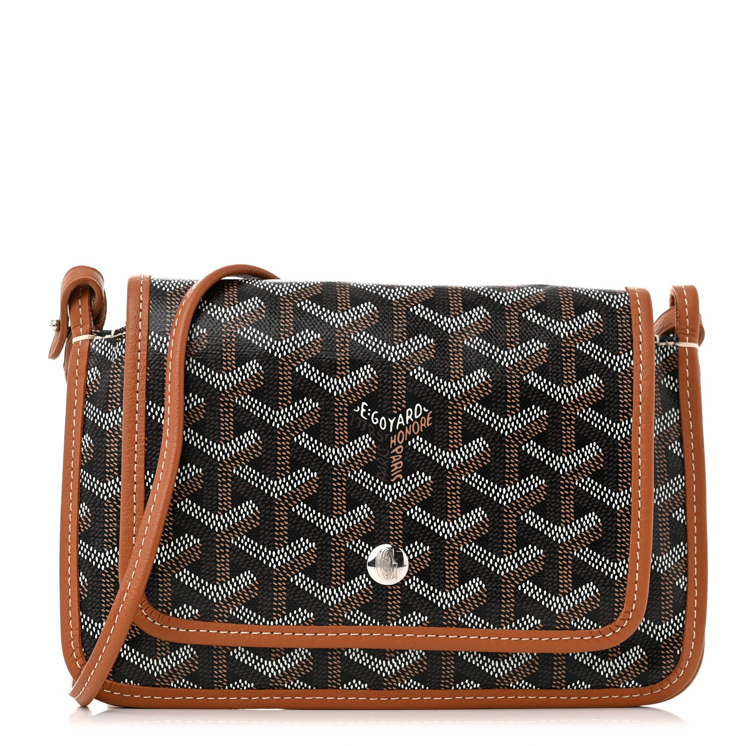 Goyard Goyardine Plumet Wallet Clutch Black Gold 1 of 9