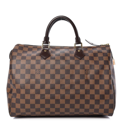 Louis Vuitton Damier Ebene Speedy 35 1 of 11