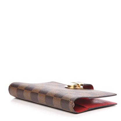 Louis Vuitton Damier Ebene Koala Small Ring Agenda Cover Red 4 of 6