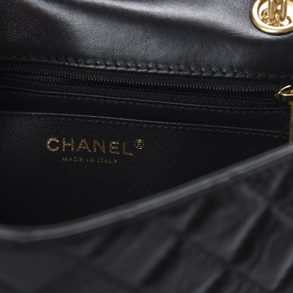Chanel Aged Calfskin Quilted 2.55 Reissue Mini Flap Black 6 of 9