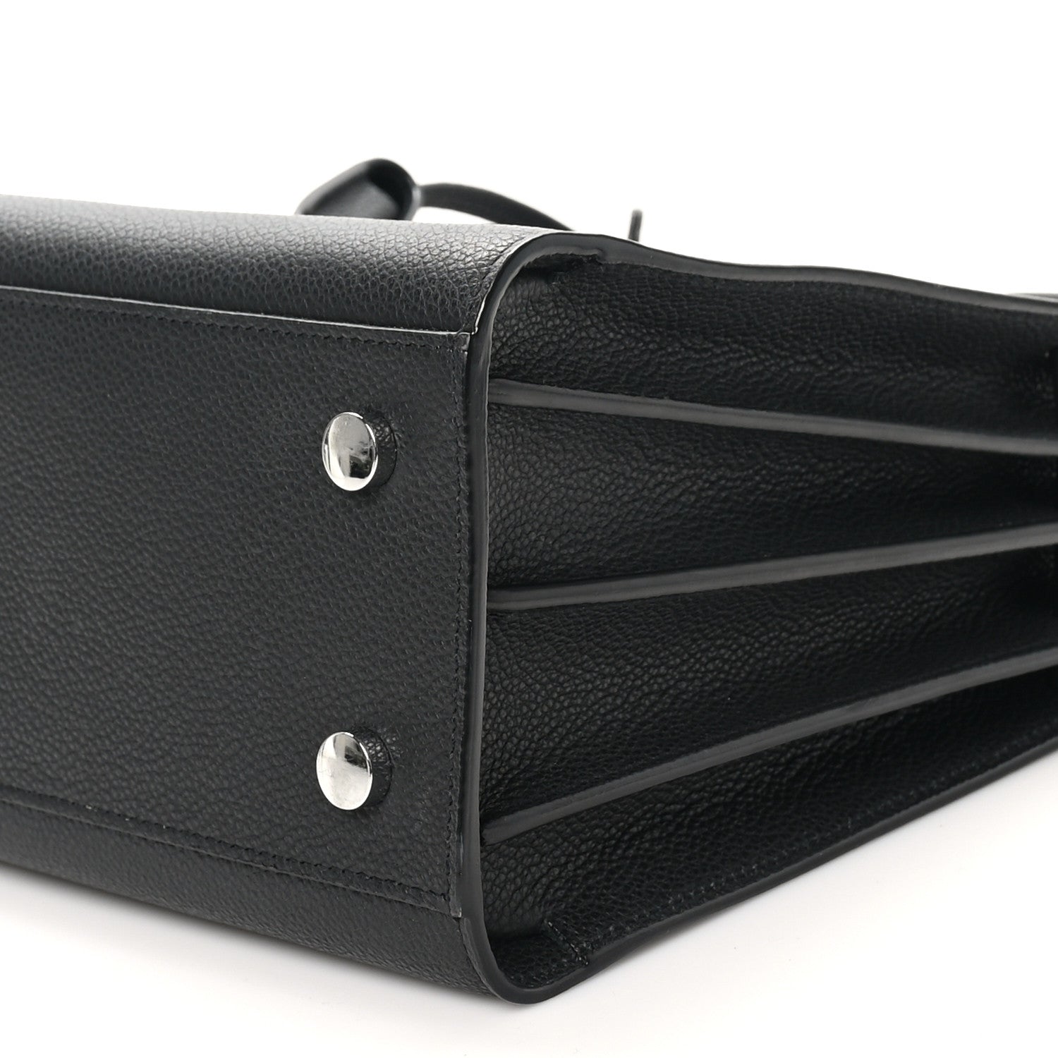 Saint Laurent Grained Calfskin Baby Sac De Jour Black 11 of 11