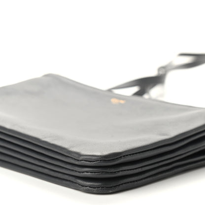 Celine Lambskin Small Trio Crossbody Bag Grey 15 of 15