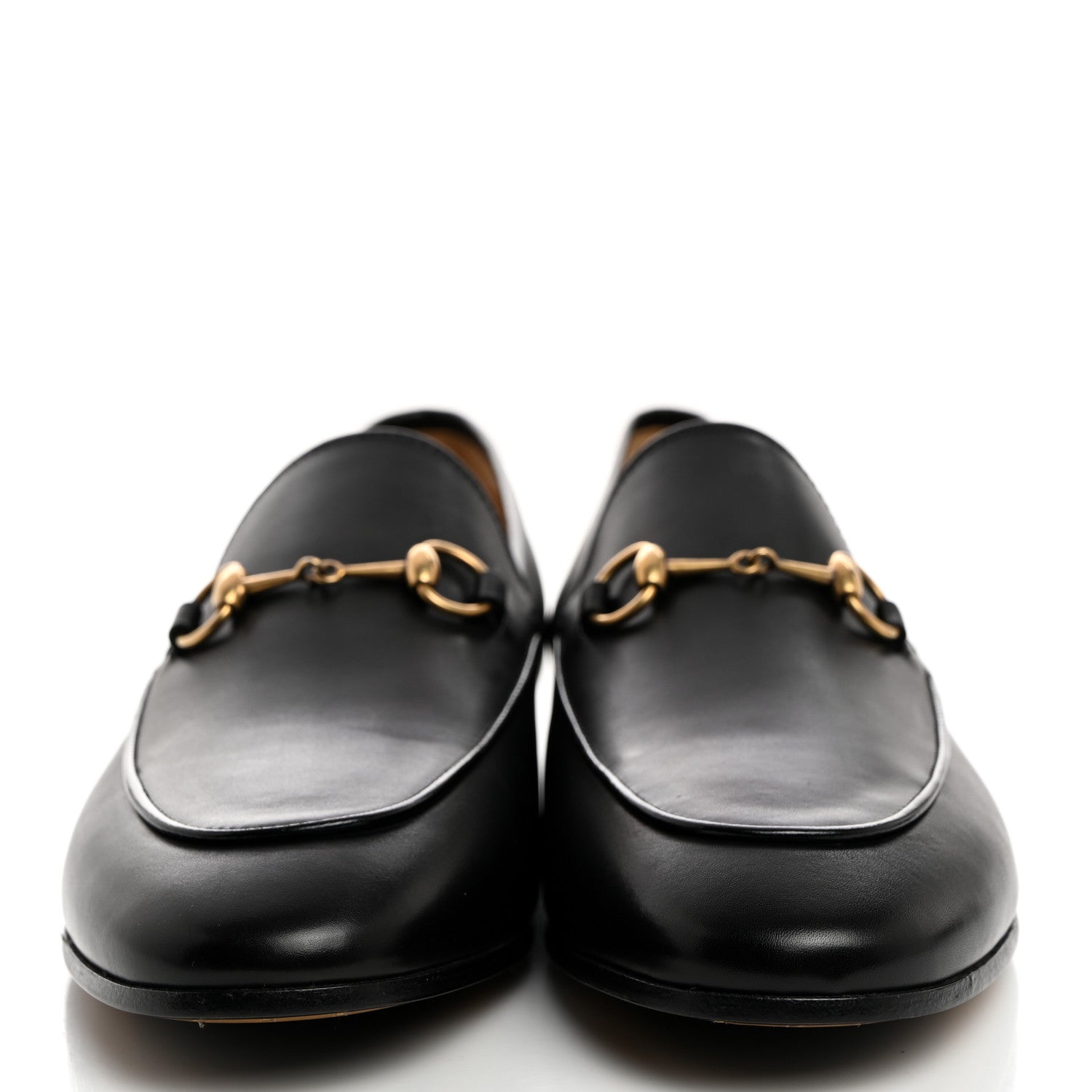 Gucci Calfskin Womens Jordaan Loafers 41 Black 2 of 9