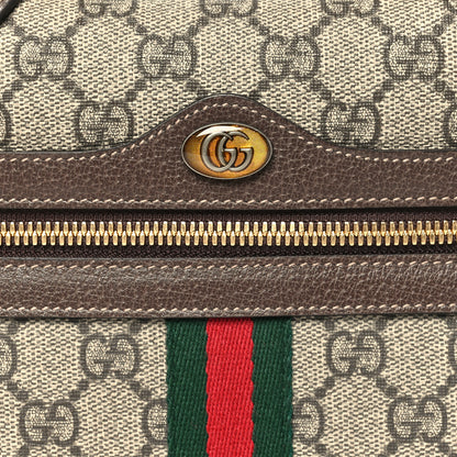 Gucci GG Supreme Monogram Web Small Ophidia Shoulder Bag Brown 7 of 9