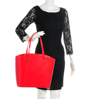 Louis Vuitton Vernis Avalon GM Rouge Grenadine 2 of 7