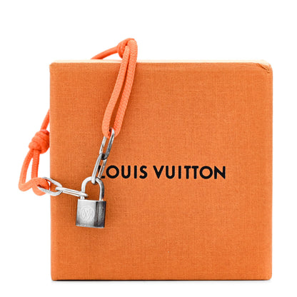 Louis Vuitton X Virgil Abloh Sterling Silver Lockit Bracelet Orange 5 of 5