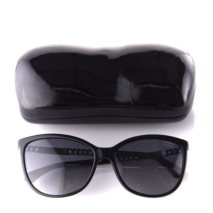 Chanel Chain Polarized Sunglasses 5352-A Black 8 of 8