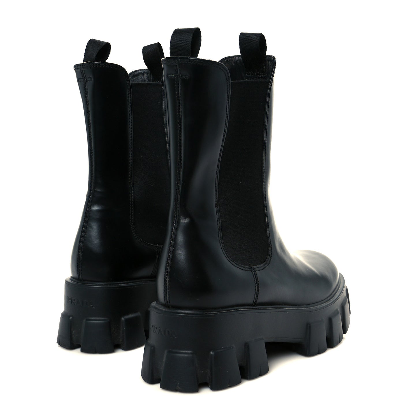 Spazzolato Rois Monolith Chelsea 55mm Tall Boots 38 Black