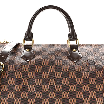 Louis Vuitton Damier Ebene Speedy Bandouliere 30 7 of 12