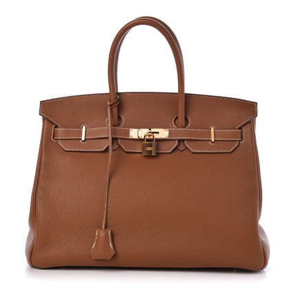 Hermes Togo Birkin 35 Gold 1 of 36