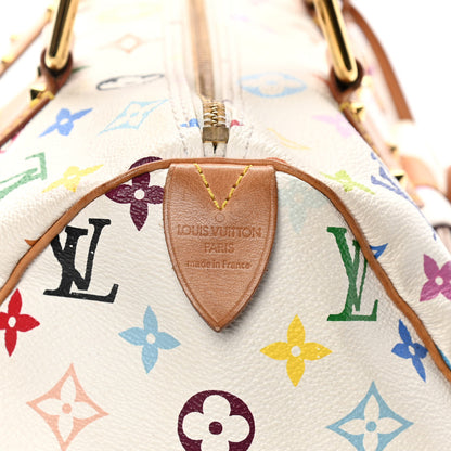 Louis Vuitton Monogram Multicolor Speedy 30 White 7 of 17