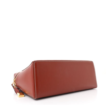 Loro Piana Saddle Calfskin Extra Bag L27 Deep Kummel 4 of 15