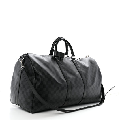 Louis Vuitton Damier Graphite Keepall Bandouliere 55 2 of 11
