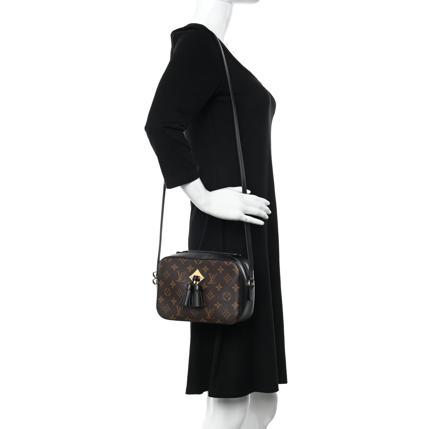 Louis Vuitton Monogram Saintonge Black 2 of 10