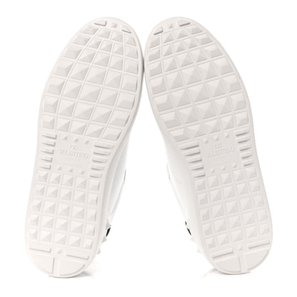 Valentino Garavani Calfskin VLTN Rockstud Open Sneakers 36.5 White 5 of 7