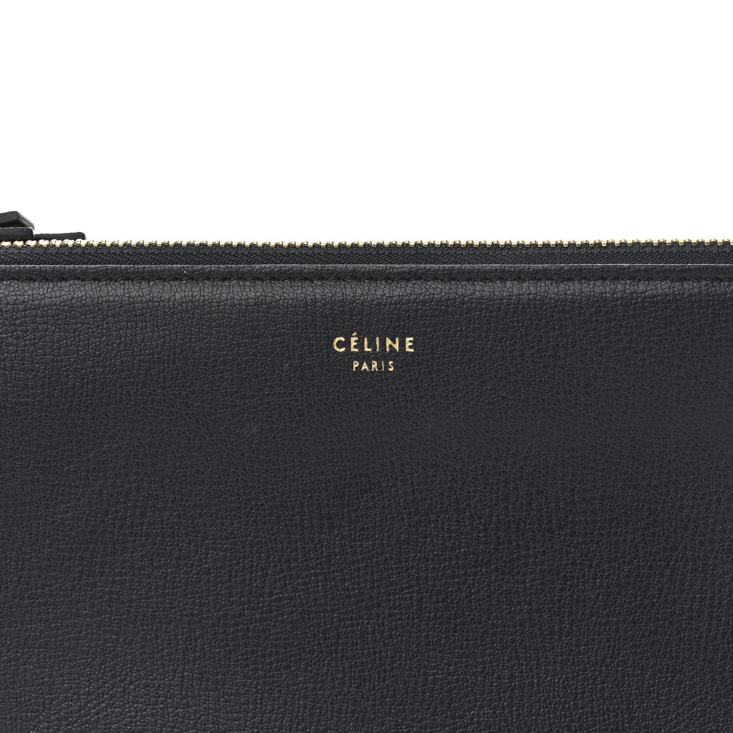 Celine Lambskin Large Trio Crossbody Bag Navy Blue 7 of 10