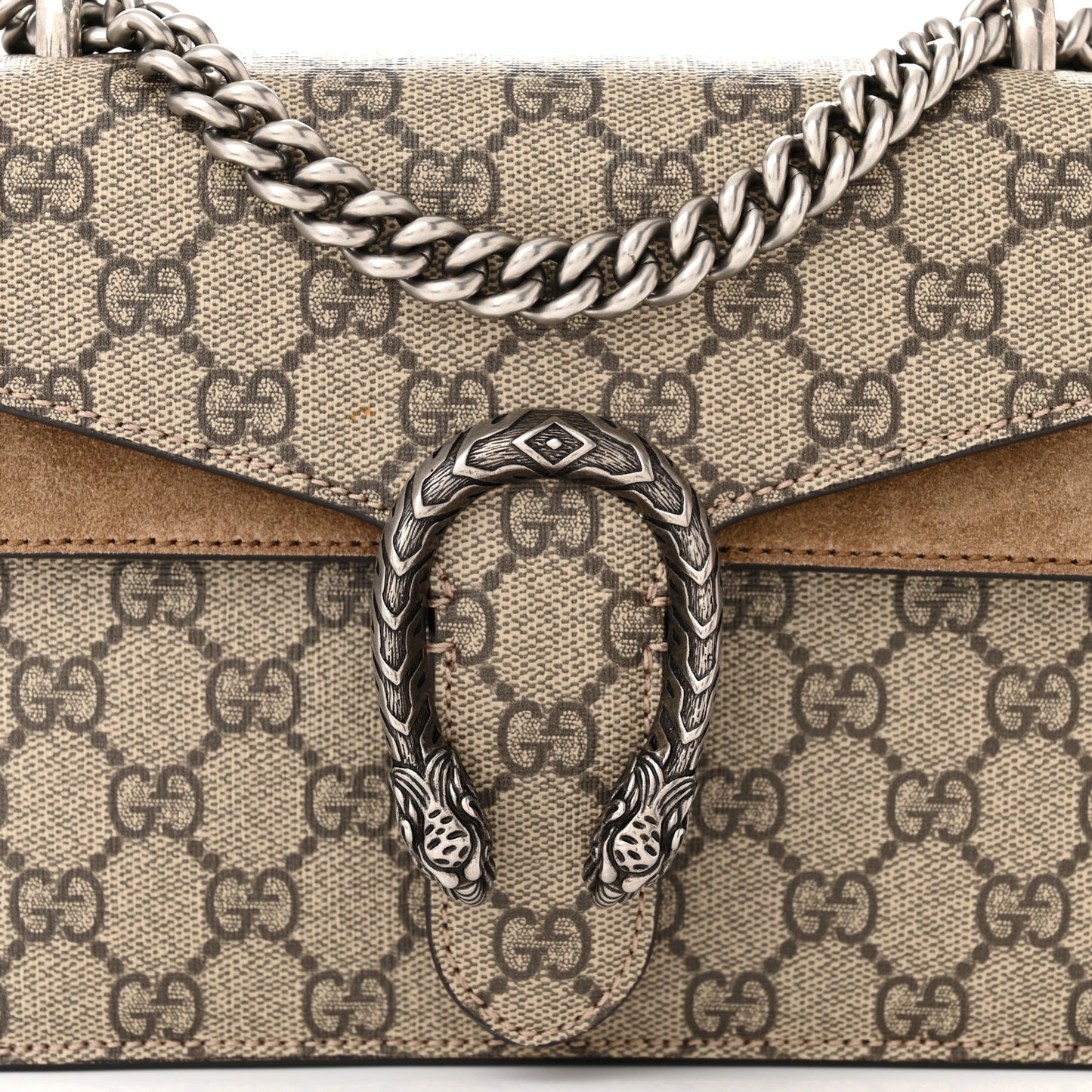 GG Supreme Monogram Mini Dionysus Shoulder Bag Taupe