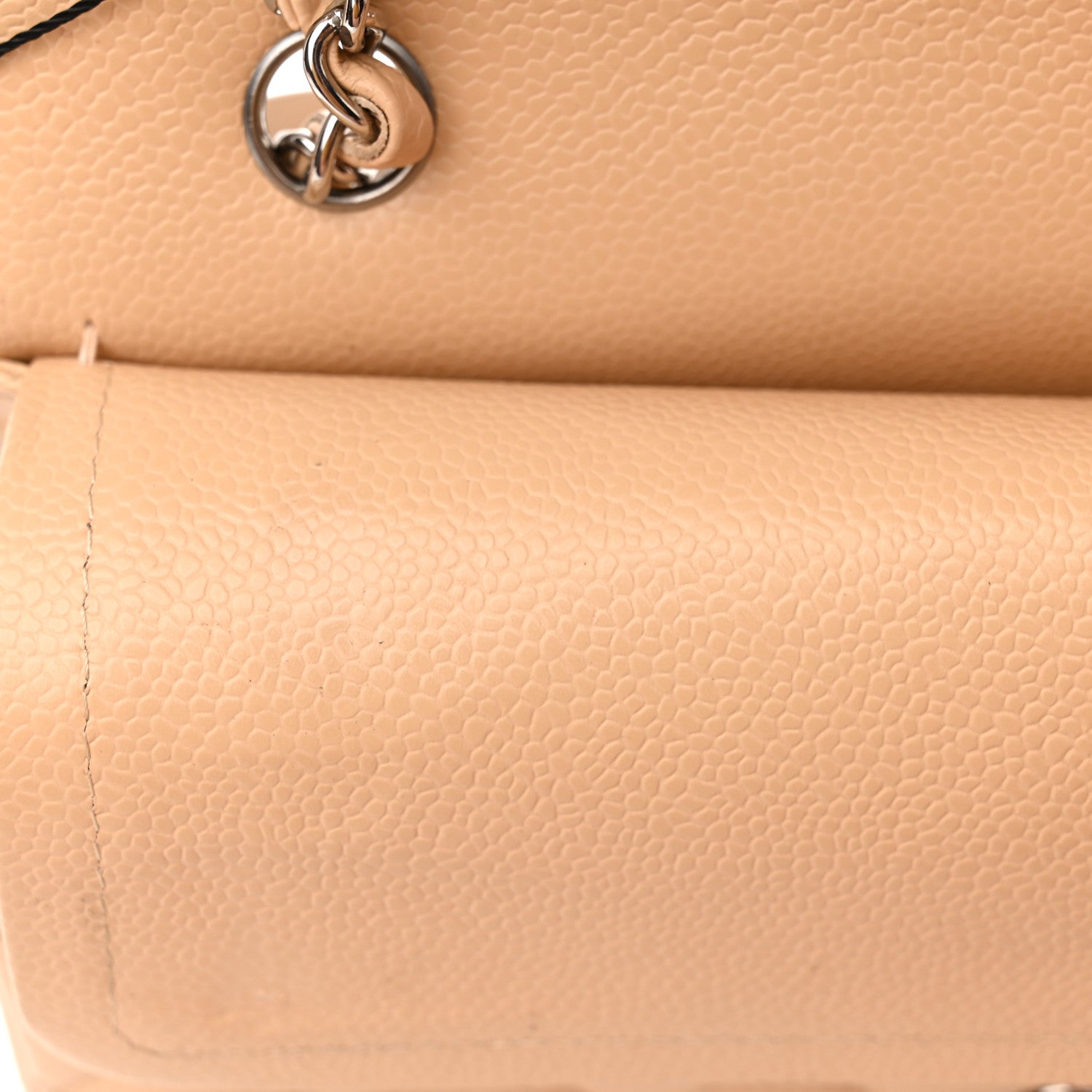 Chanel Caviar Quilted Small Double Flap Beige 12 of 14