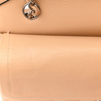 Chanel Caviar Quilted Small Double Flap Beige 12 of 14