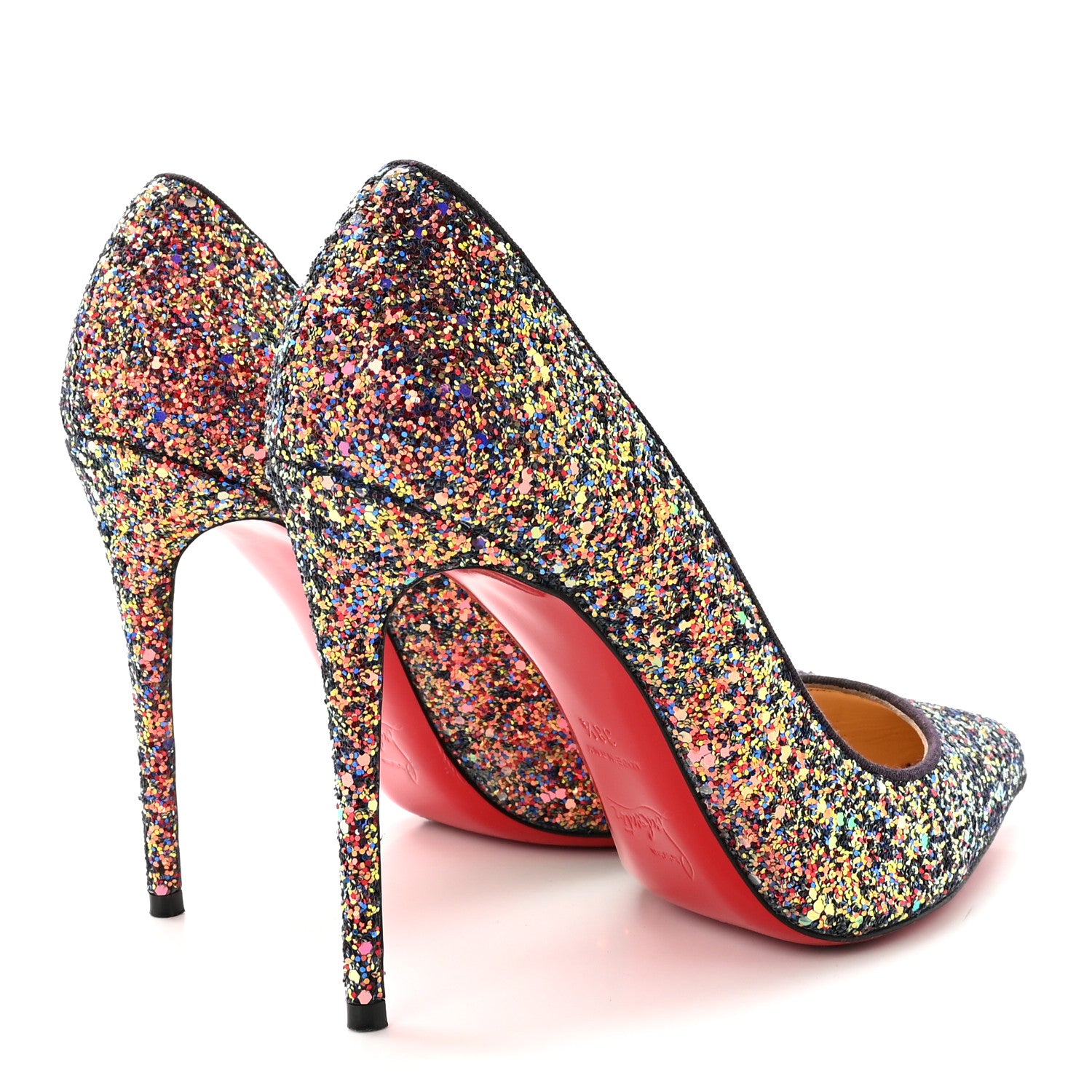 Christian Louboutin Glitter Milkyway Pigalle Follies 100 Pump 38.5 Multicolor 5 of 9