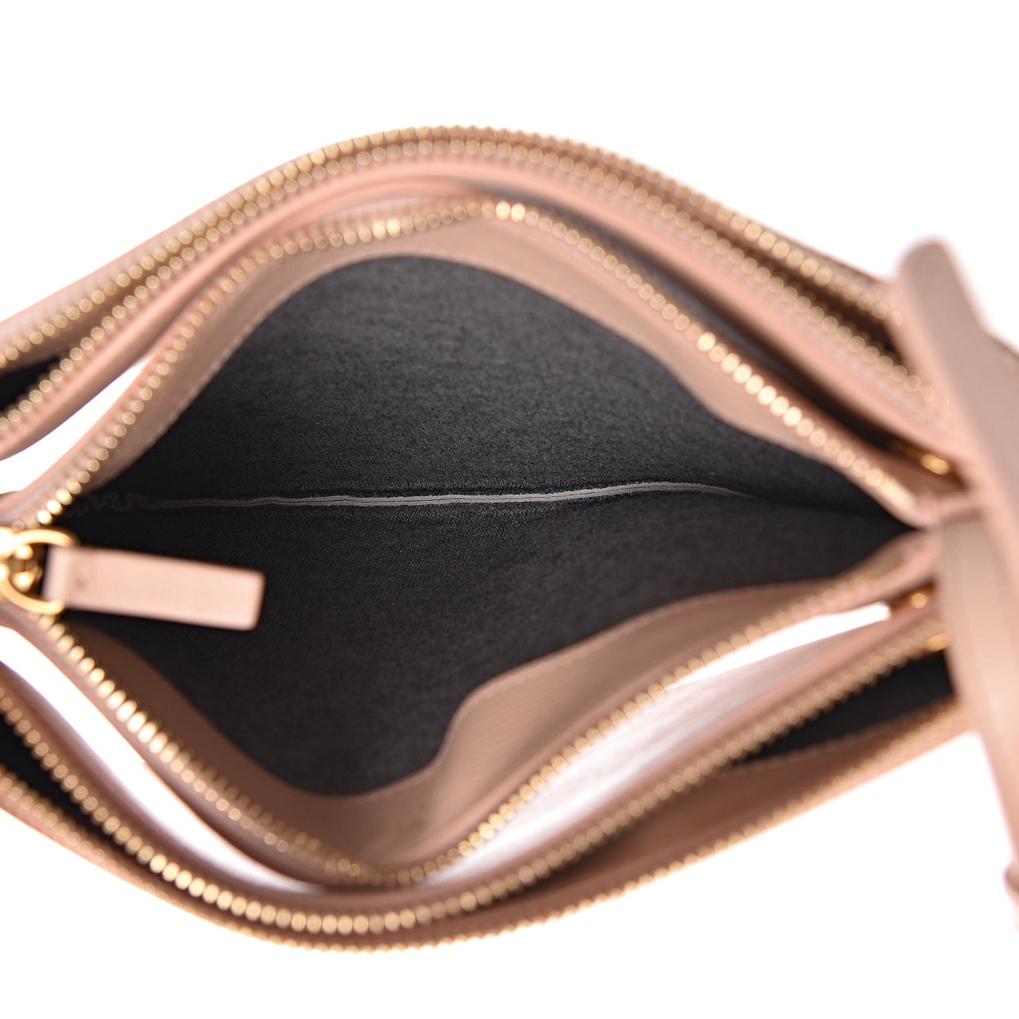 Liege Calfskin Small Trio Crossbody Bag Blush