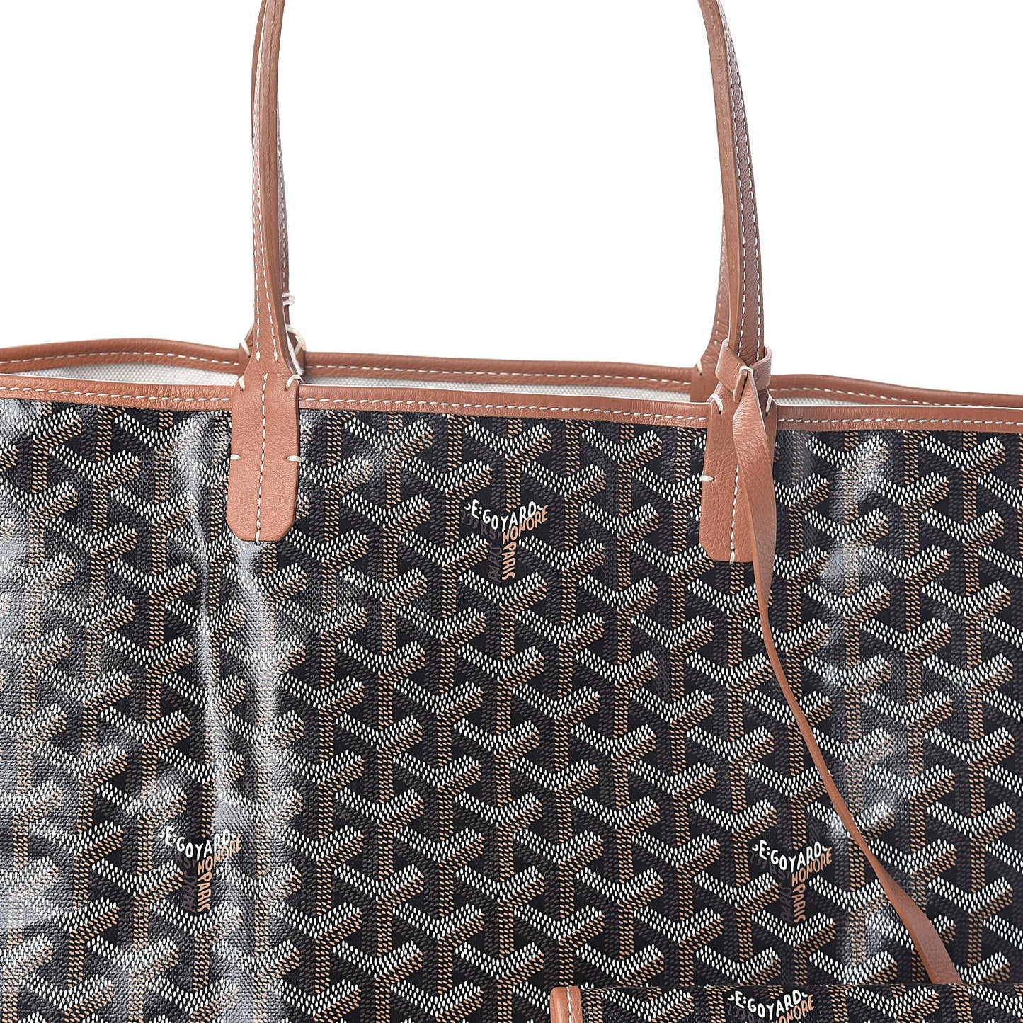 Goyardine Saint Louis PM Black Gold