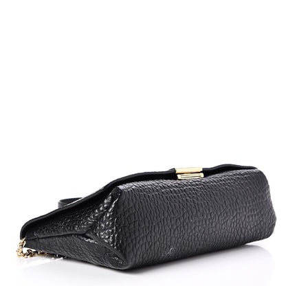 Burberry Signature Grain Medium Mildenhall Crossbody Bag Black 4 of 10