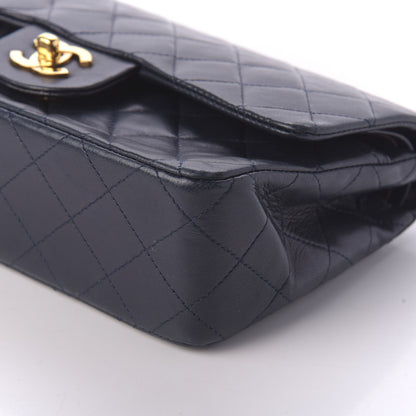 Chanel Lambskin Quilted Small Double Flap Navy 7 of 10