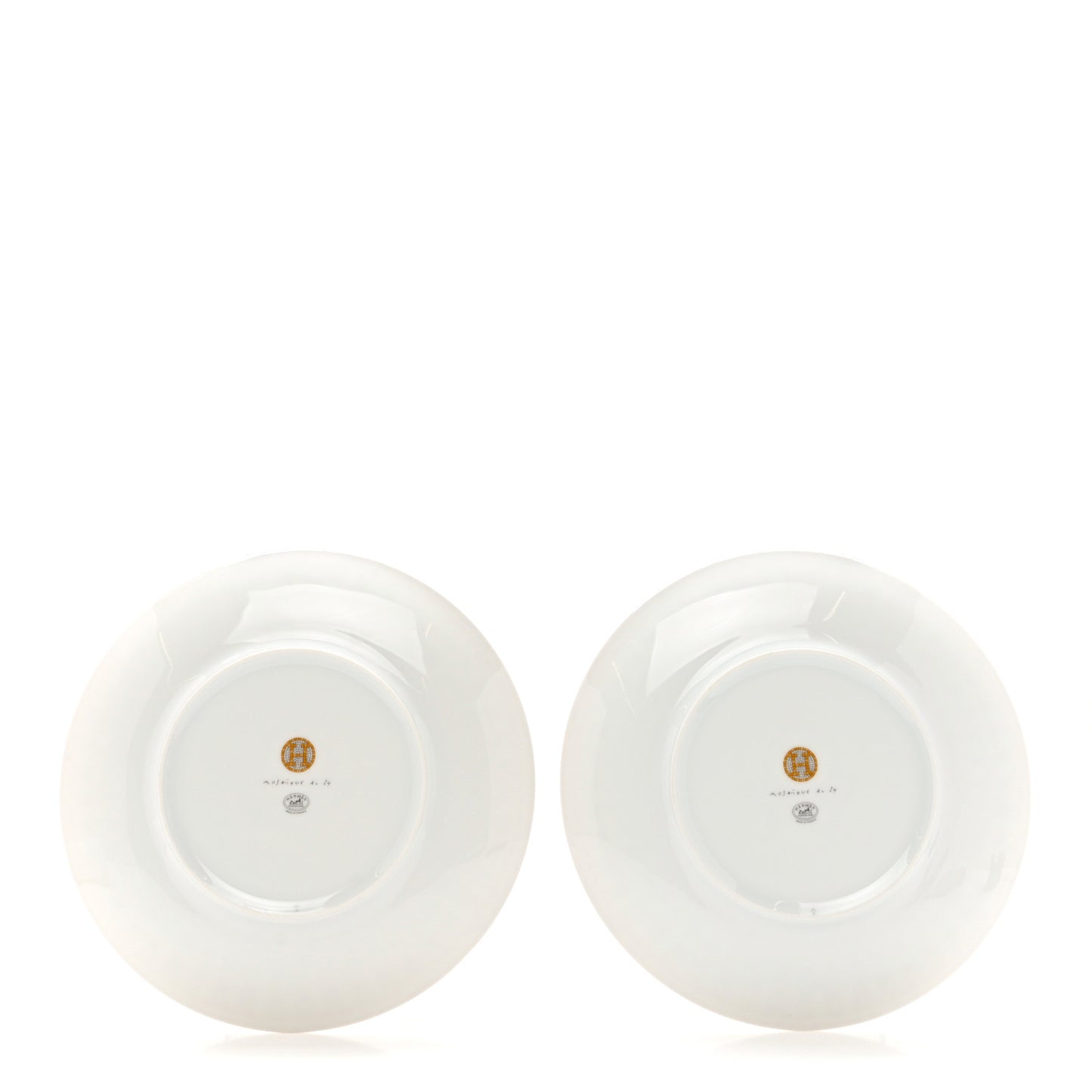 Porcelain Mosaique au 24 Dessert Plate Set of 2