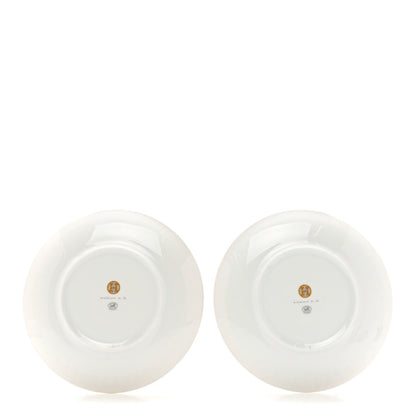 Hermes Porcelain Mosaique au 24 Dessert Plate Set of 2 2 of 7
