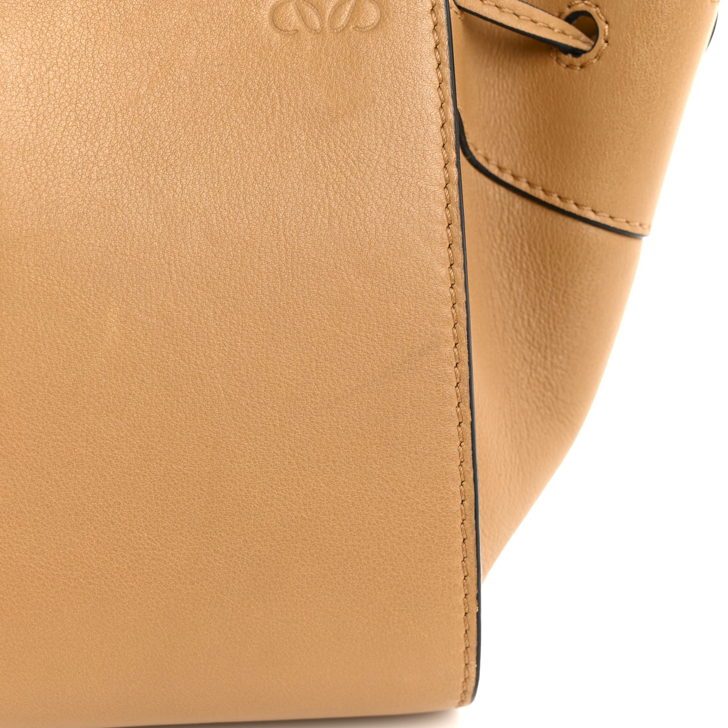 Calfskin Mini Hammock Shoulder Bag Gold