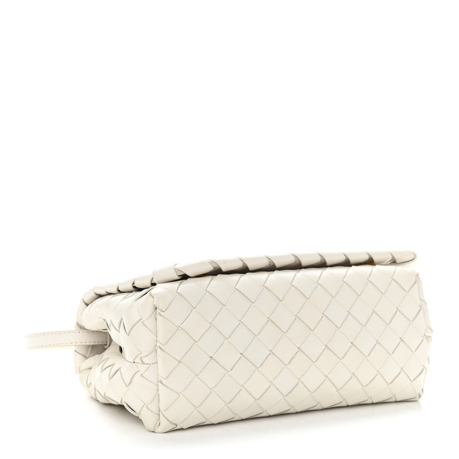 Bottega Veneta Nappa Intrecciato Shoulder Bag White 4 of 11