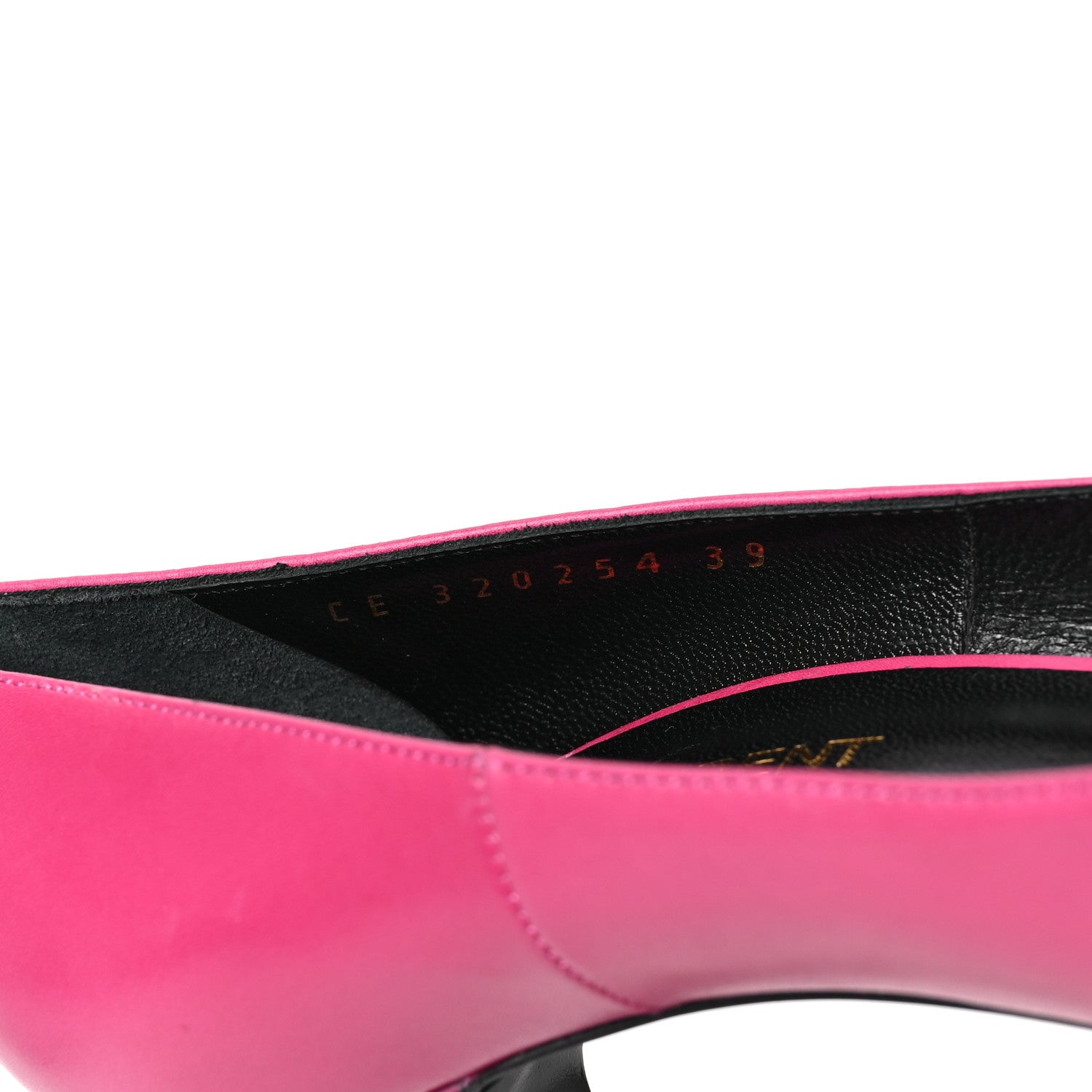 Saint Laurent Calfskin Janis 105 Platform Pumps 39 Fuchsia 8 of 8