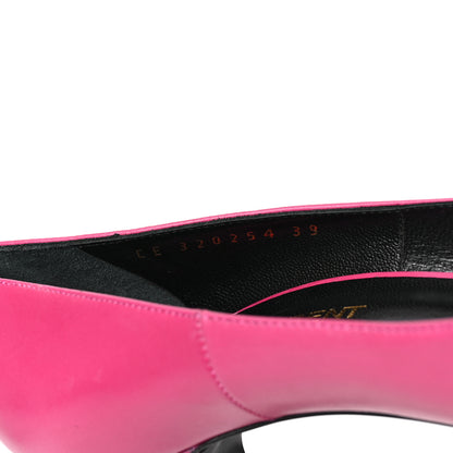 Saint Laurent Calfskin Janis 105 Platform Pumps 39 Fuchsia 8 of 8