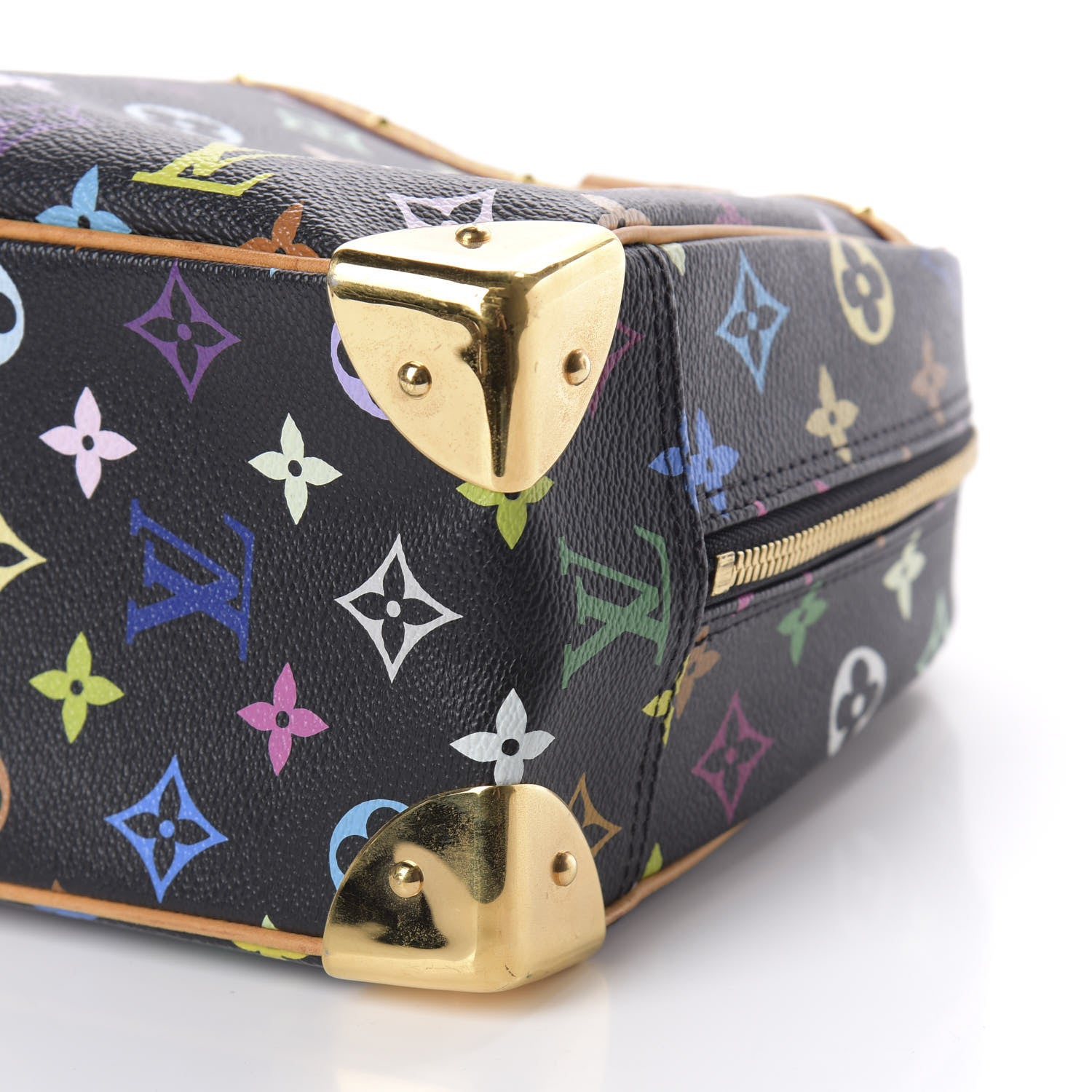 Louis Vuitton Monogram Multicolor Trouville Black 7 of 10