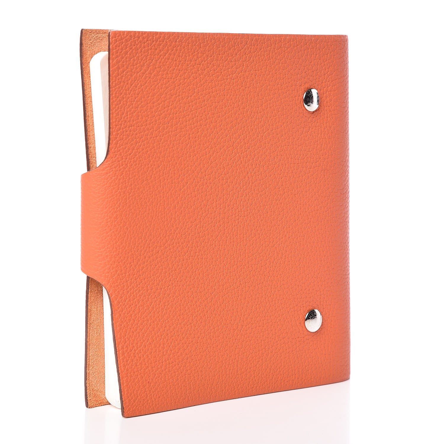 Hermes Togo Ulysse PM Notebook Cover Feu 3 of 8