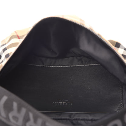 Burberry Nylon Vintage Check Sonny Bum Bag Archive Beige Black 5 of 8