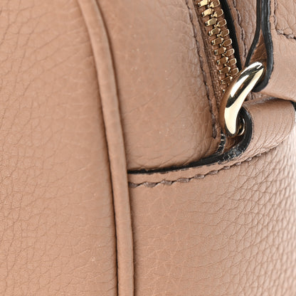 Gucci Pebbled Calfskin Small Soho Disco Bag Camelia 9 of 10