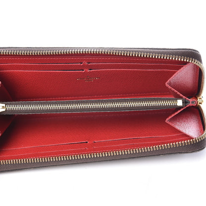 Louis Vuitton Damier Ebene Clemence Wallet Cherry 5 of 8