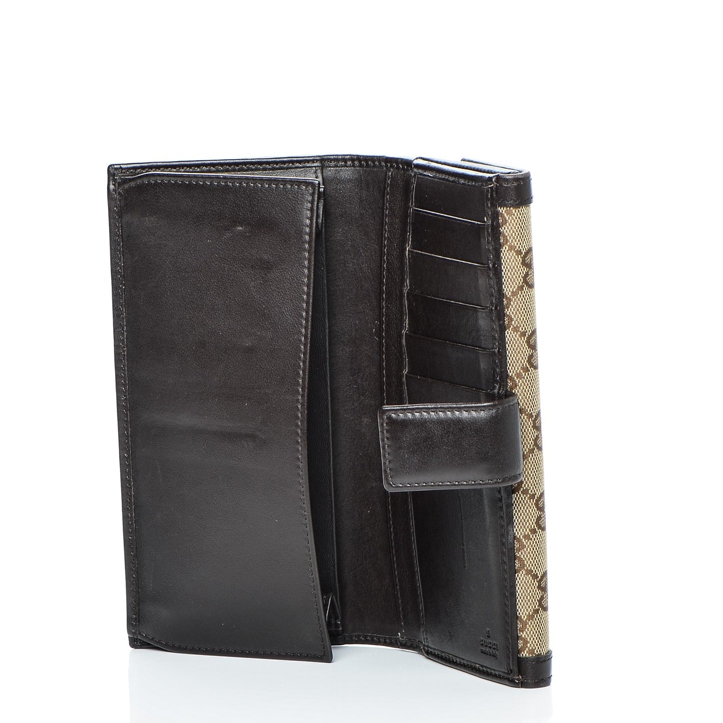 Monogram Margaux Calfskin Sukey Continental Organizer Wallet Beige Ebony Cocoa