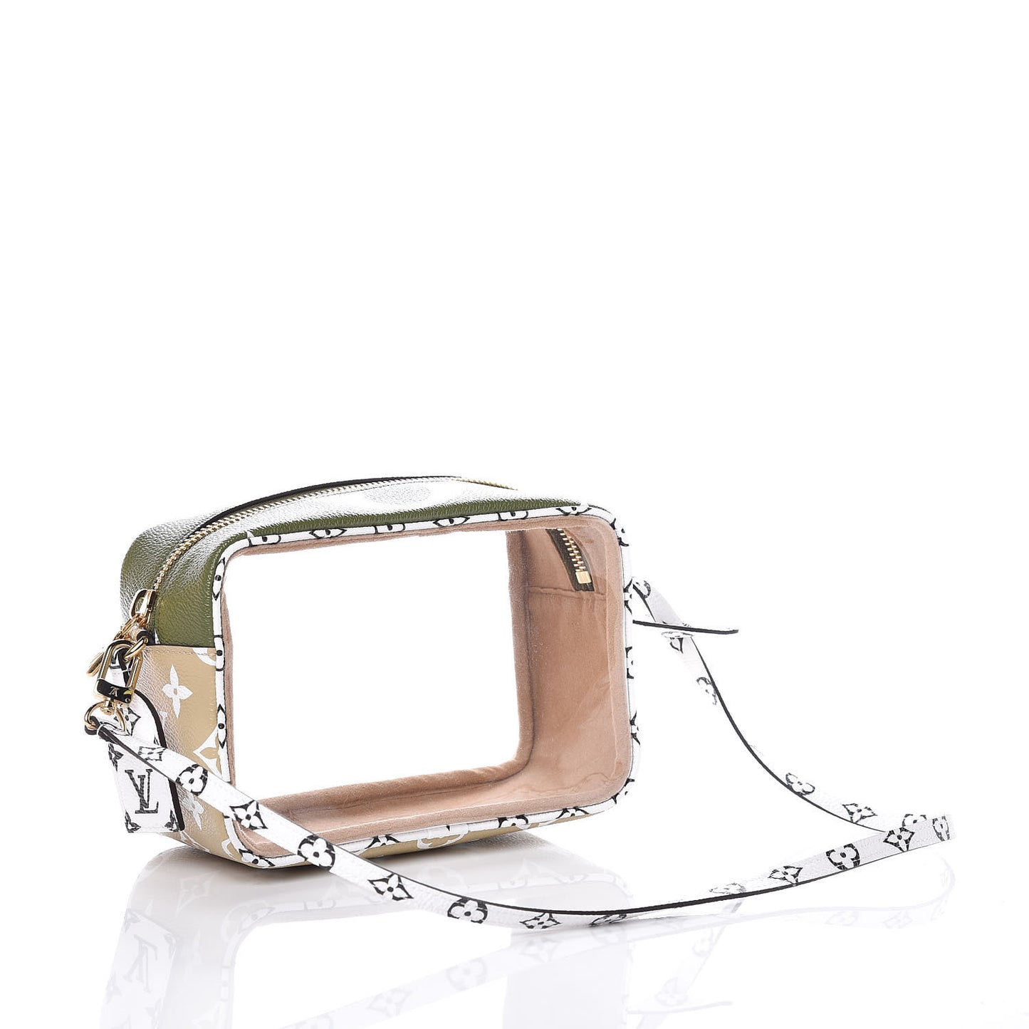 Monogram Giant Beach Pouch Kaki