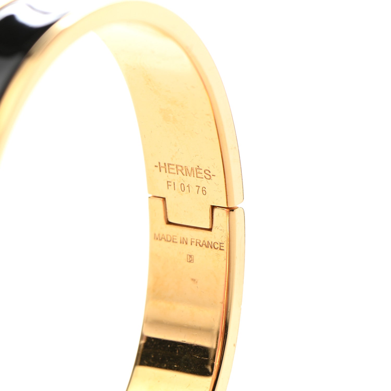 Hermes Enamel Narrow Clic Clac H Bracelet PM Black 4 of 4