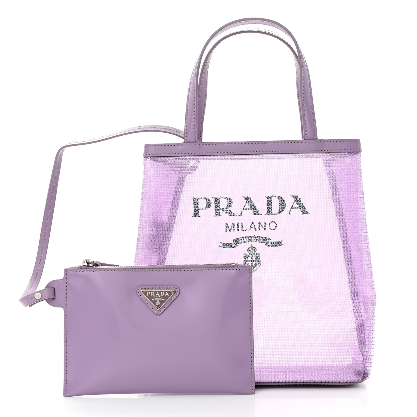 Sequin Mesh Small Tote Bag Lilium