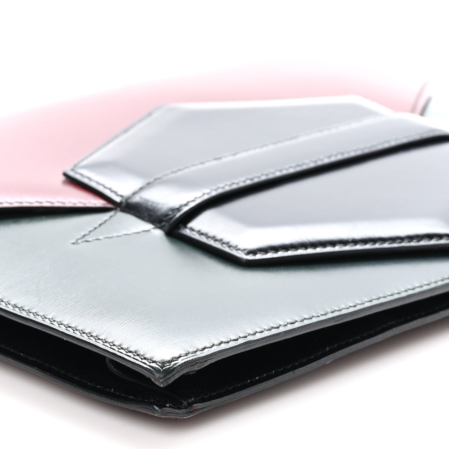 Box Faco Clutch Rouge H Vert Fonce Black